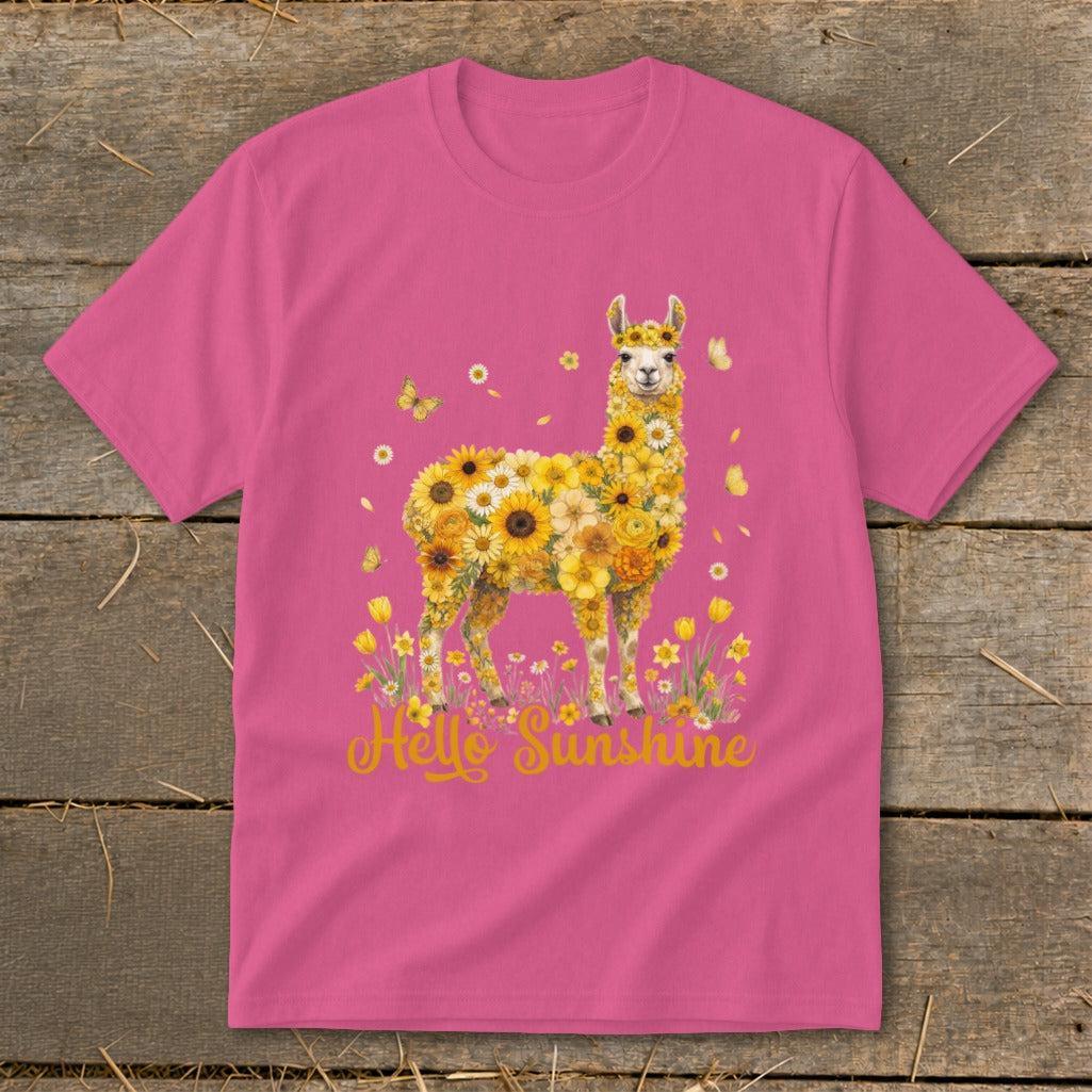 Hello Sunshine Llama Youth Tee
