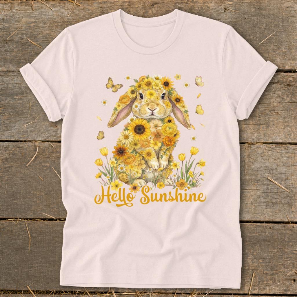 Hello Sunshine Rabbit Softstyle Tee