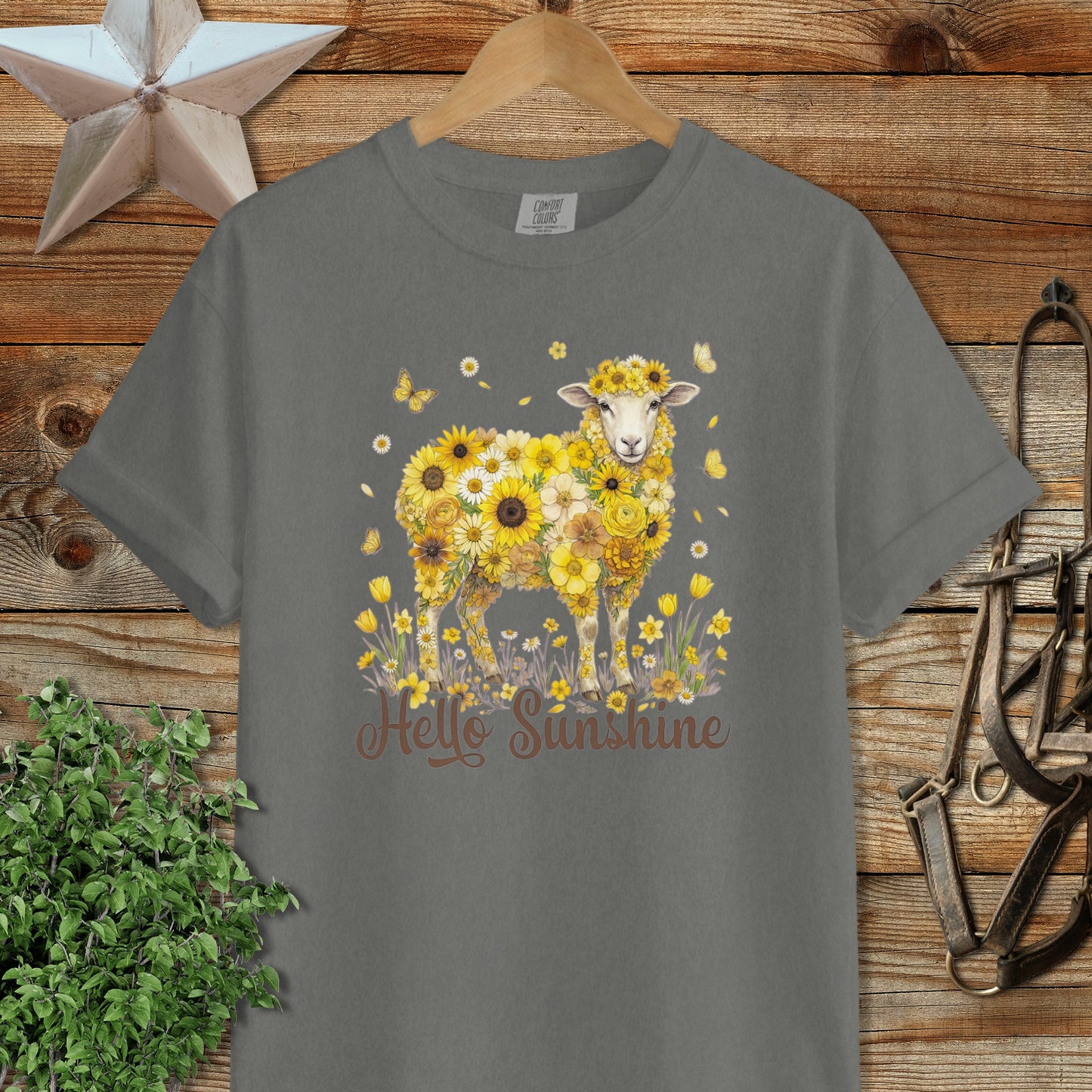 Hello Sunshine Sheep Signature Tee