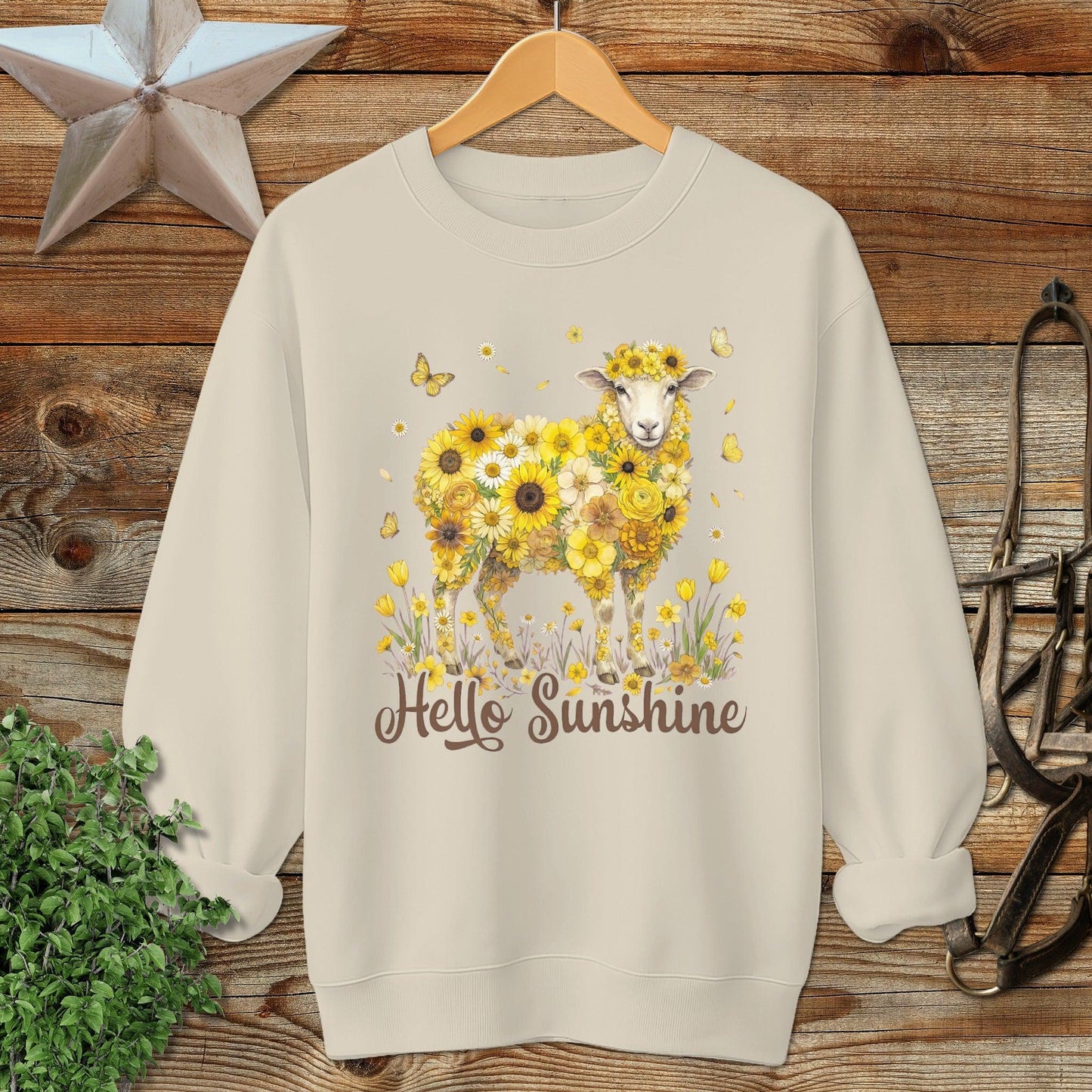Hello Sunshine Sheep Sweatshirt