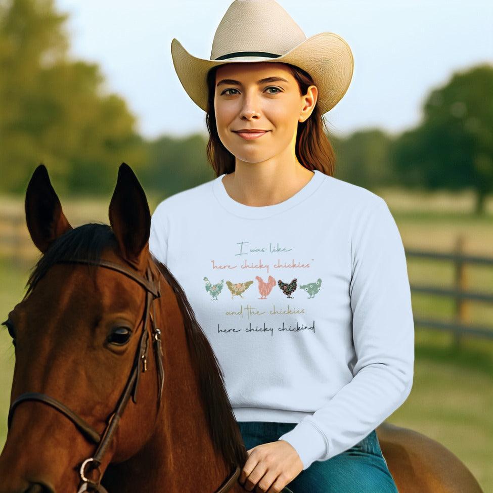 Here Chickie Long Sleeve Tee