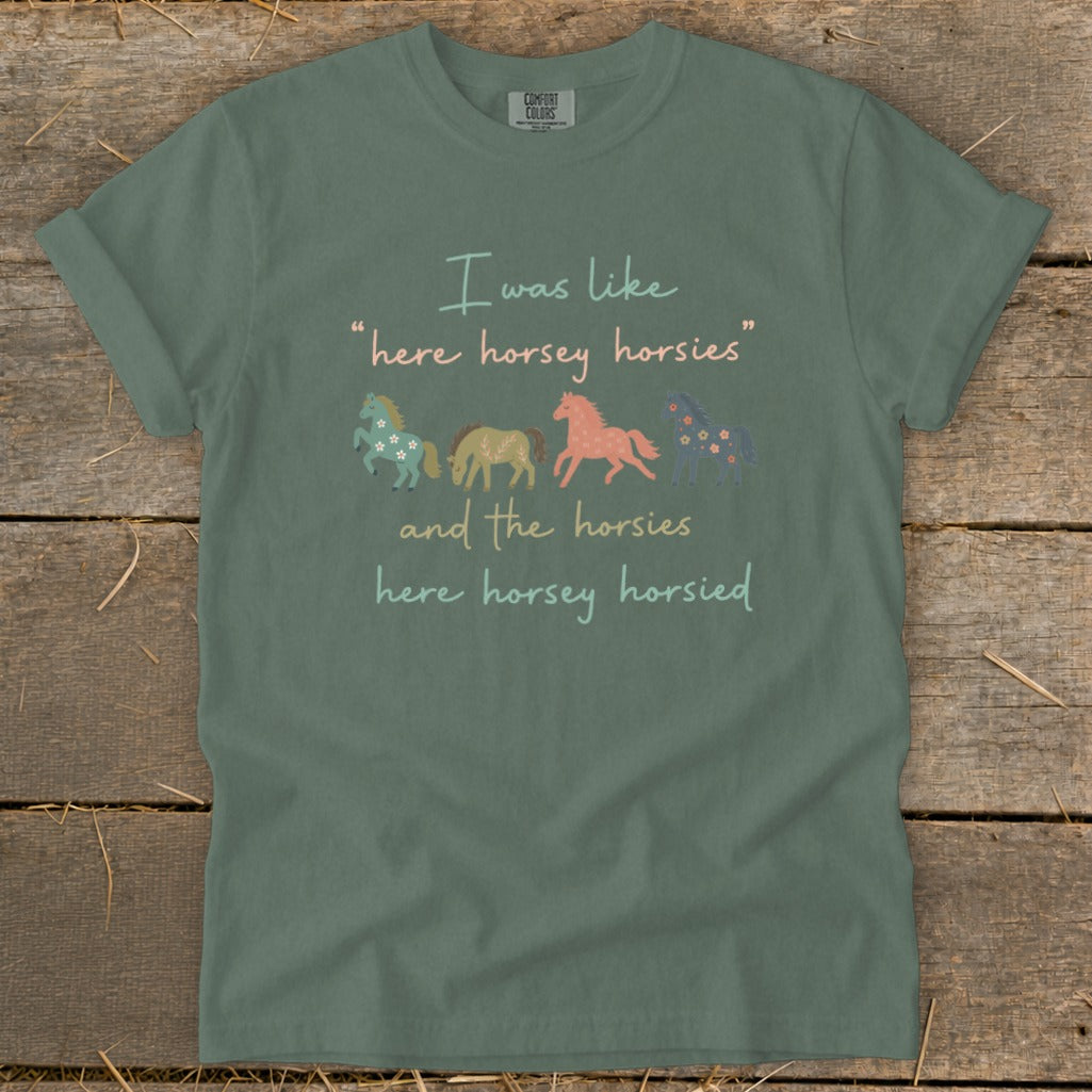 Here Horsey Signature Tee