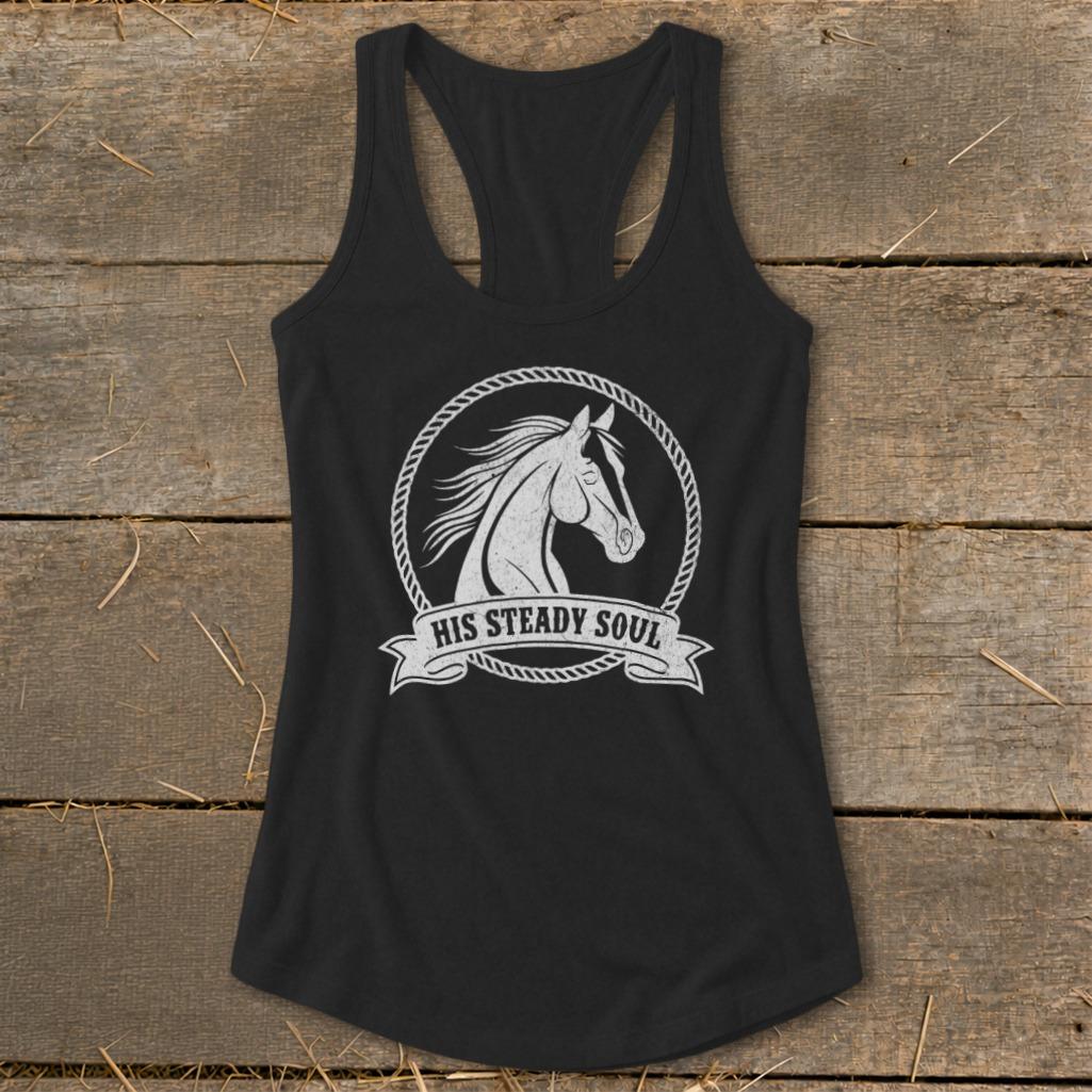 His Steady Soul Racerback Tank