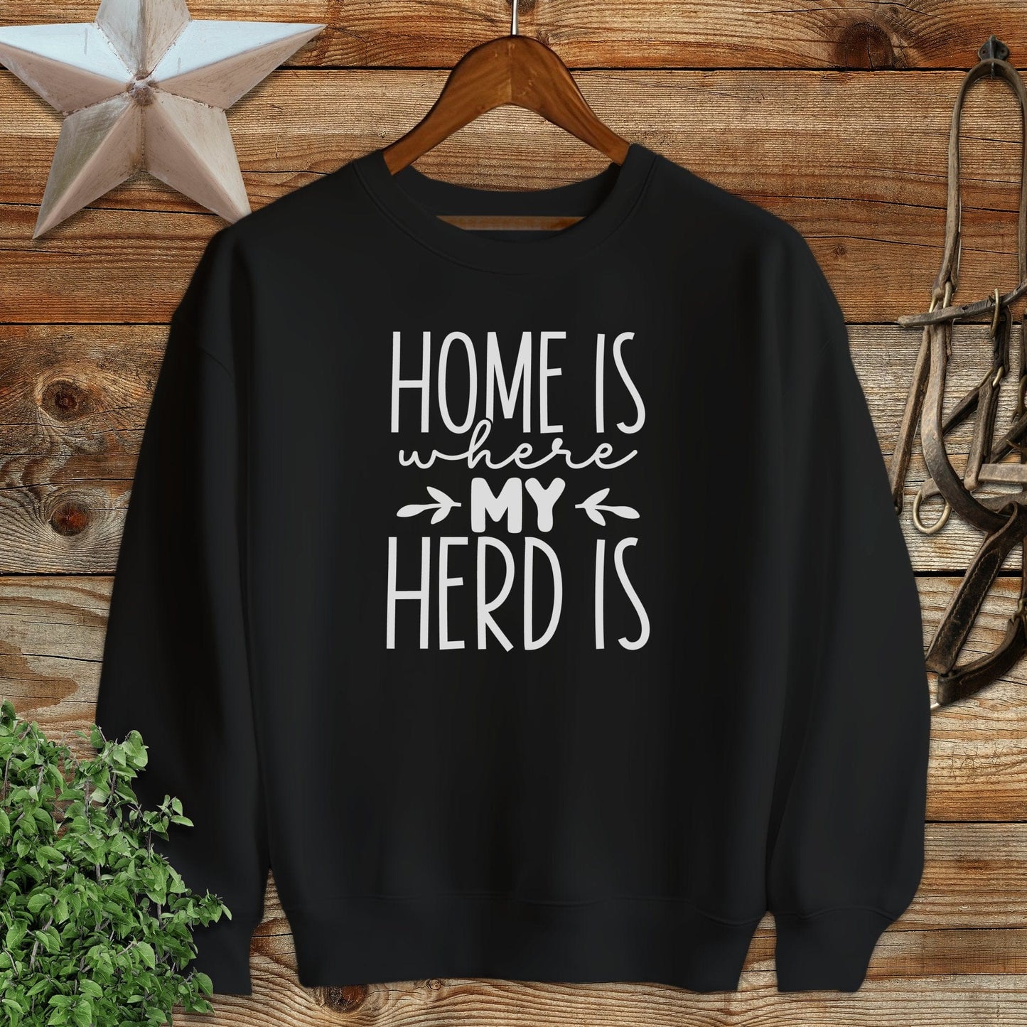 Home Is My Herd Sweatshirt