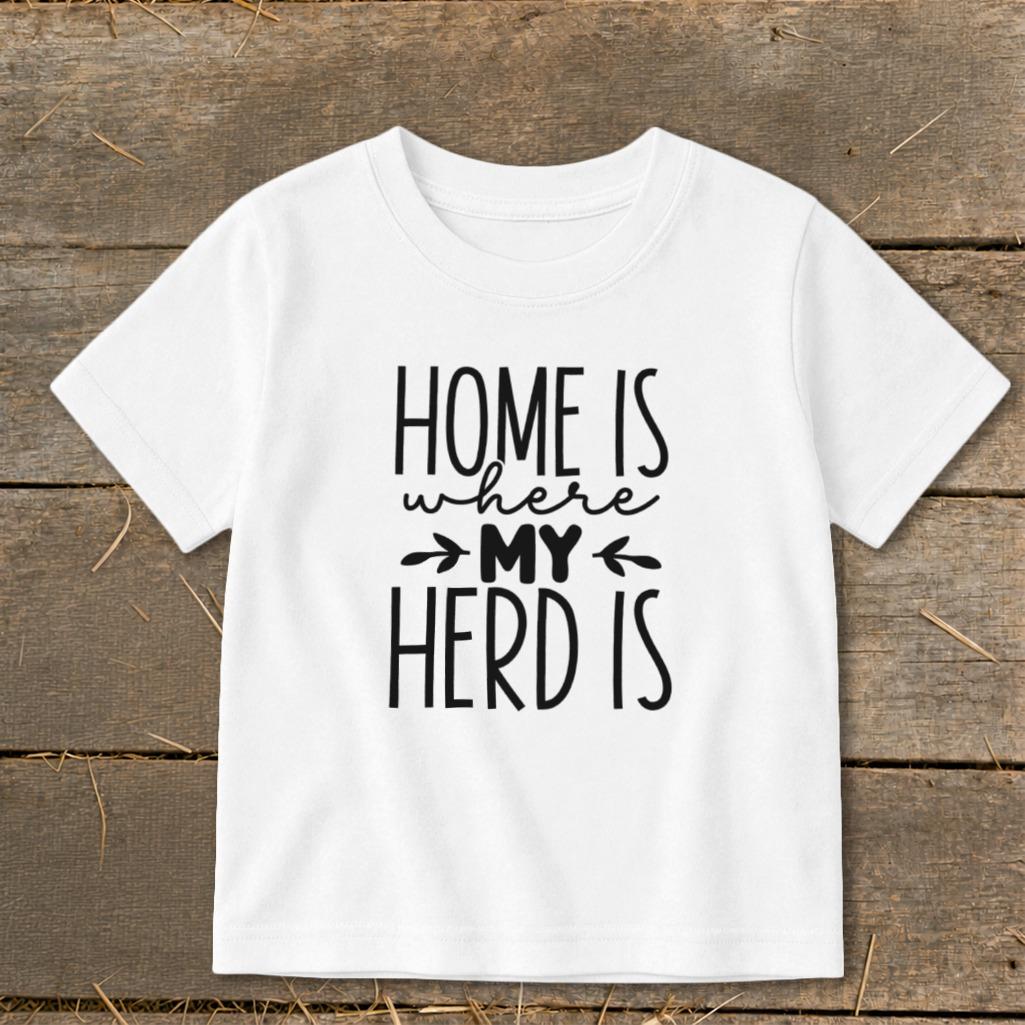 Home Is My Herd Toddler Tee