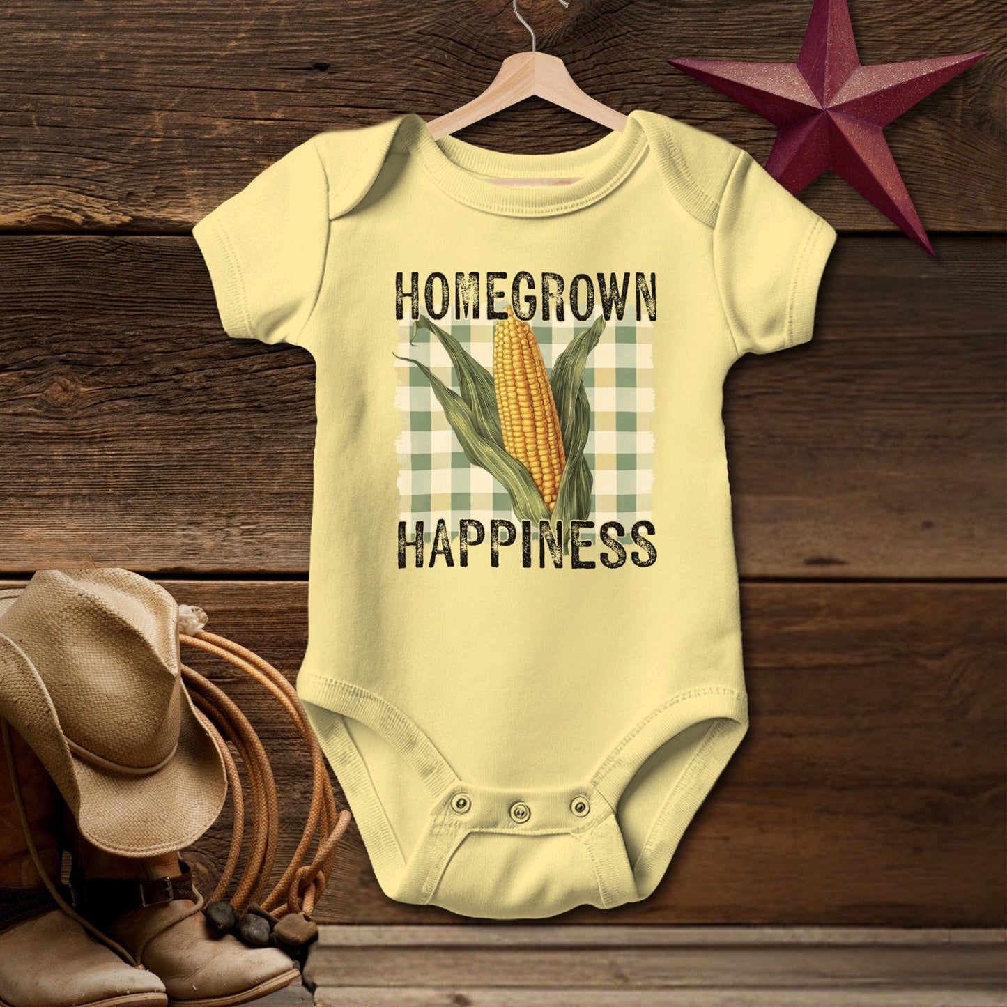 Homegrown Happiness Bodysuit (Baby)