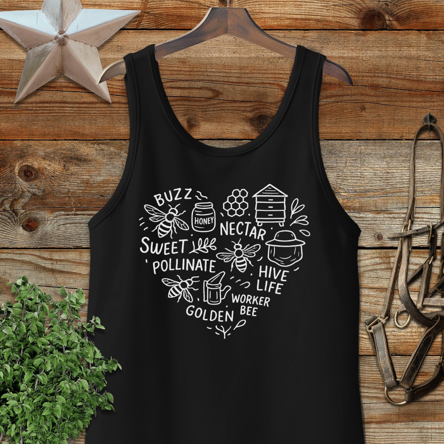 Honeybee Heart Tank Top