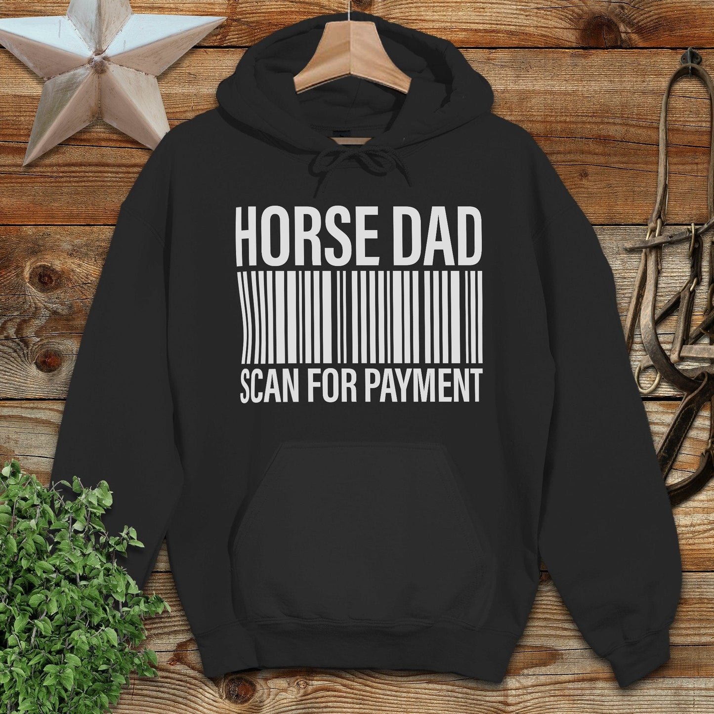Horse Dad Scan Hoodie