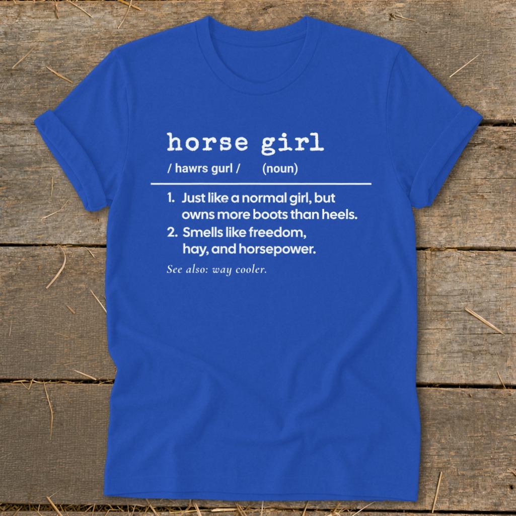 Horse Girl Definition Softstyle Tee
