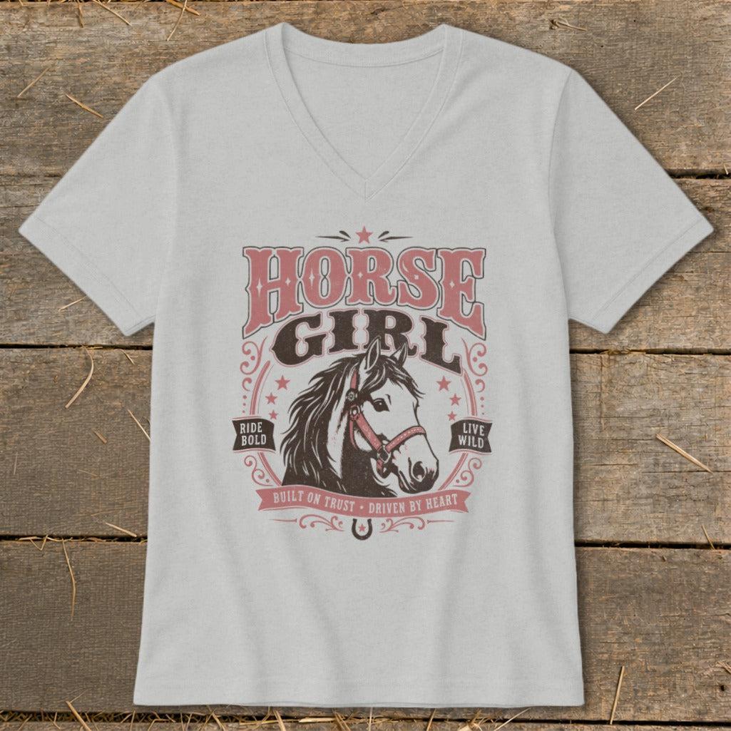 Horse Girl Trust V-neck
