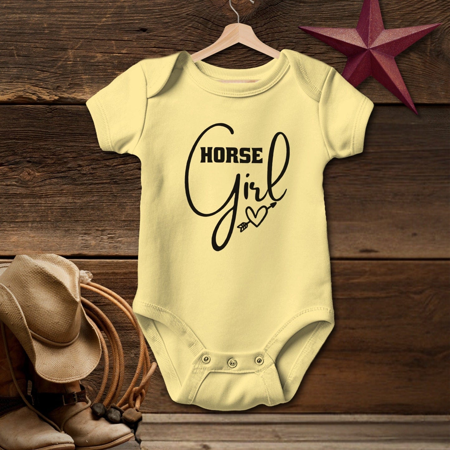 Horse Girl with Arrow Bodysuit (Baby)