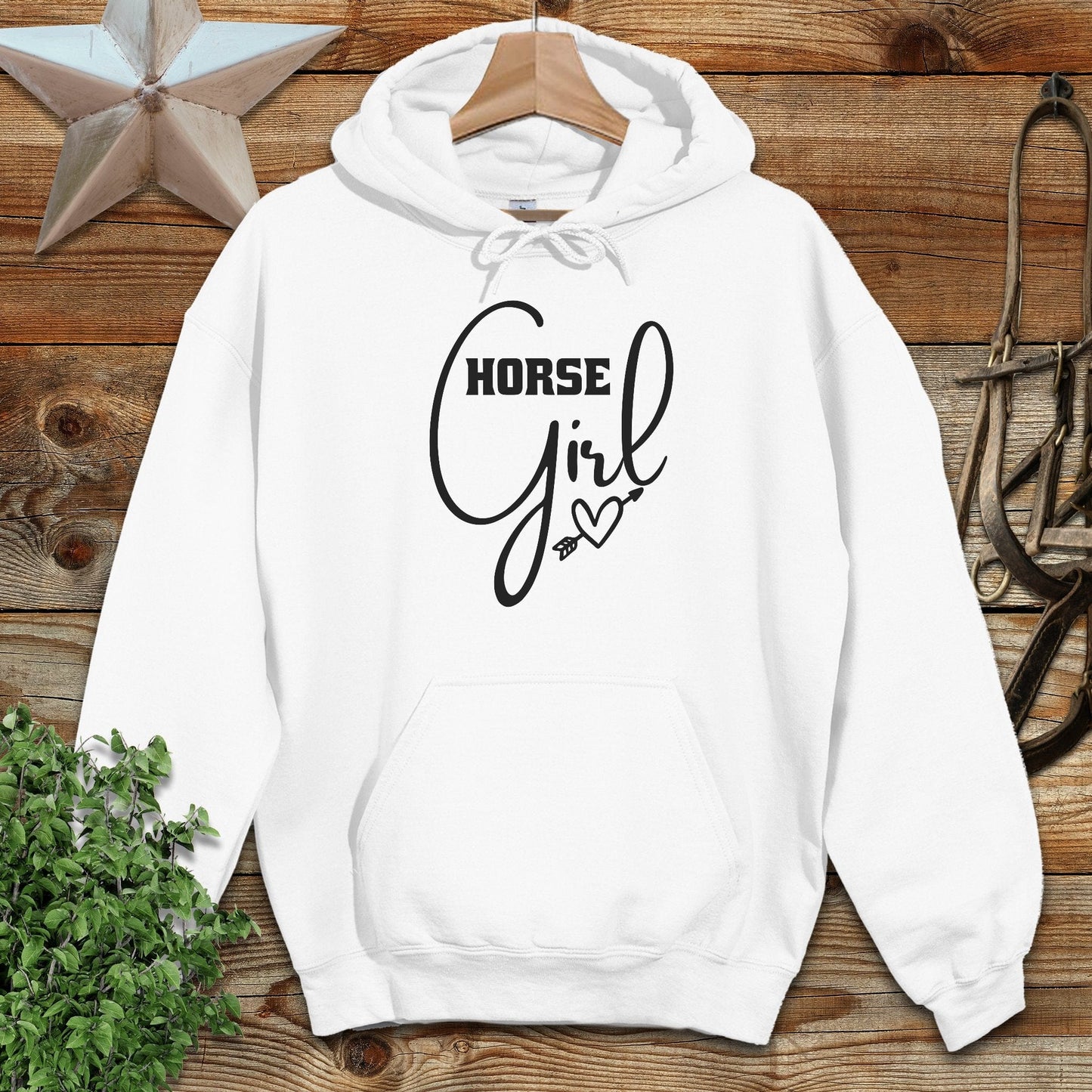 Horse Girl with Arrow Hoodie