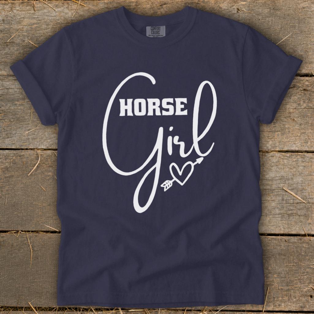 Horse Girl with Arrow Signature Tee