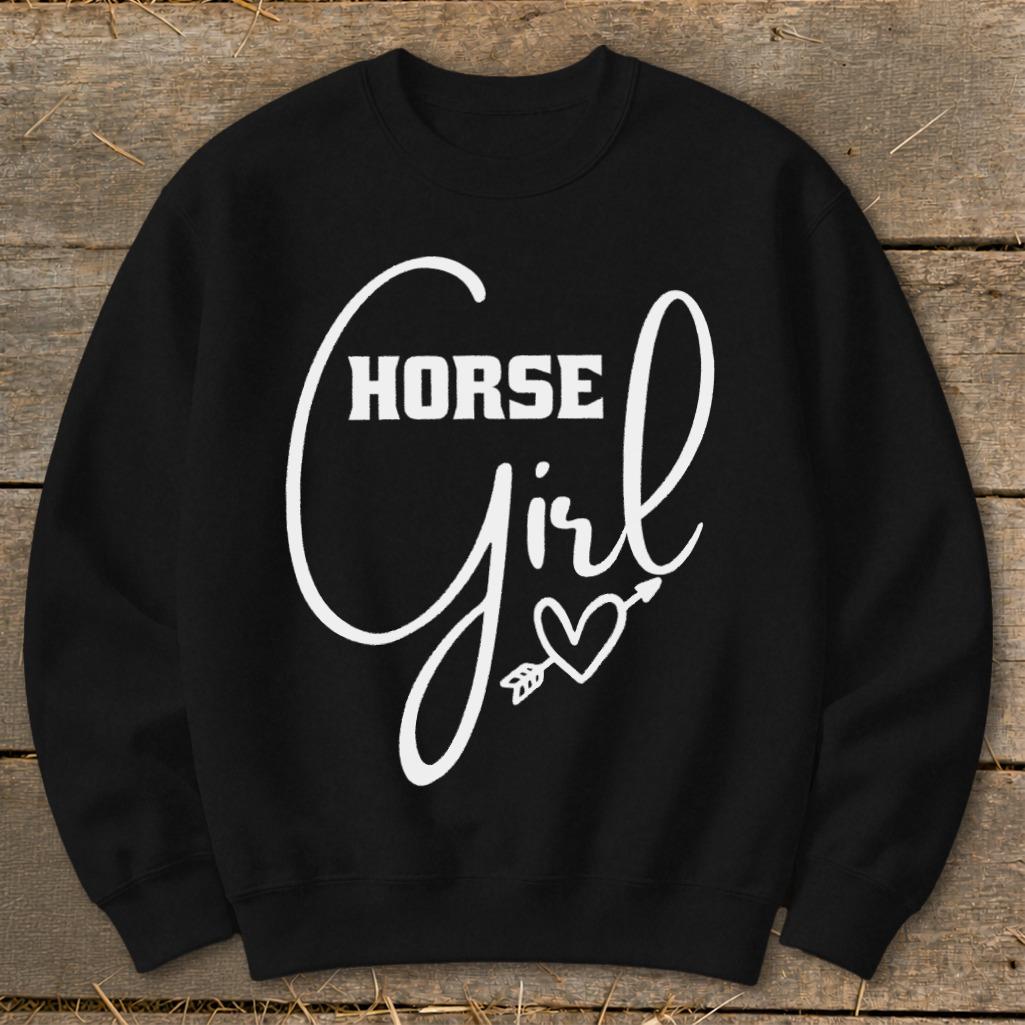 Horse Girl with Arrow Sweatshirt