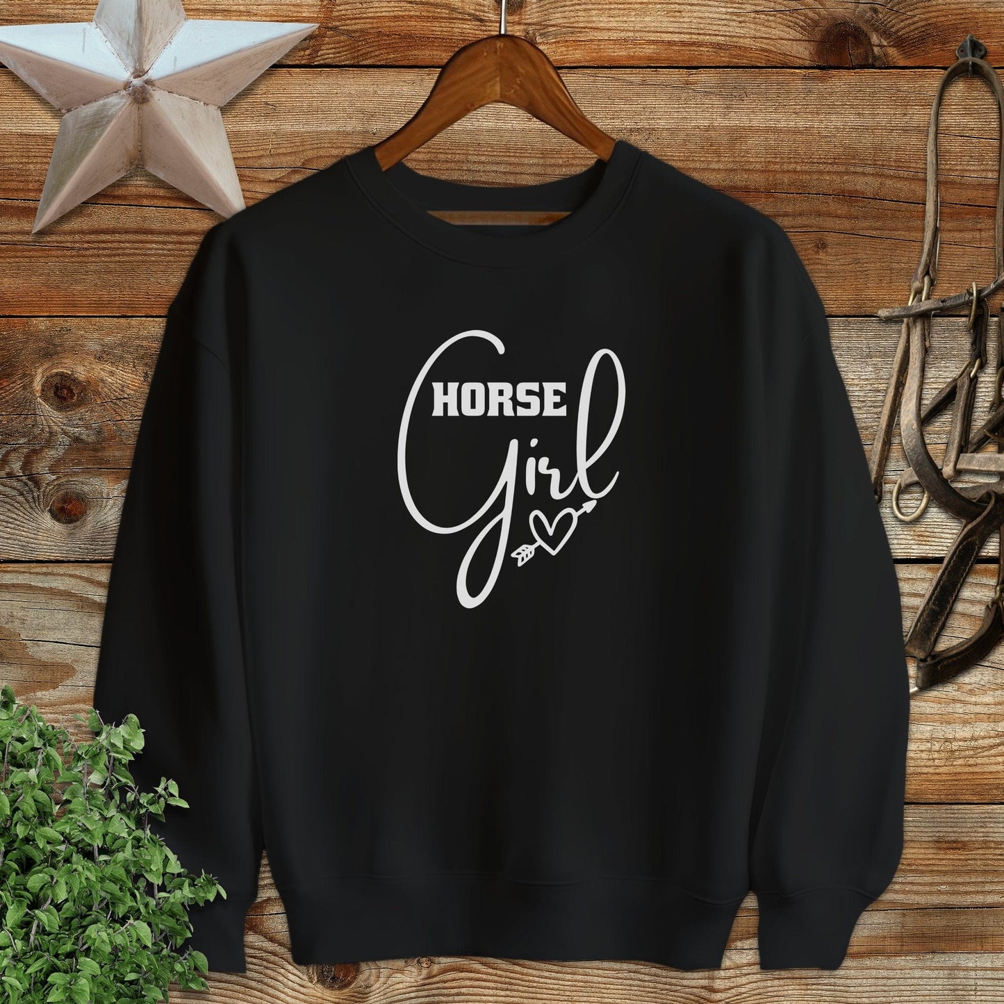 Horse Girl with Arrow Sweatshirt
