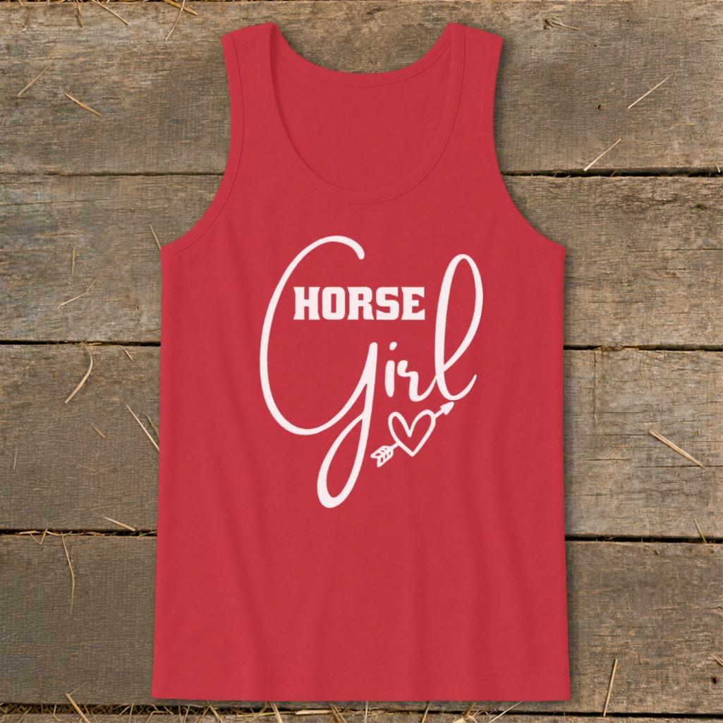 Horse Girl with Arrow Tank Top