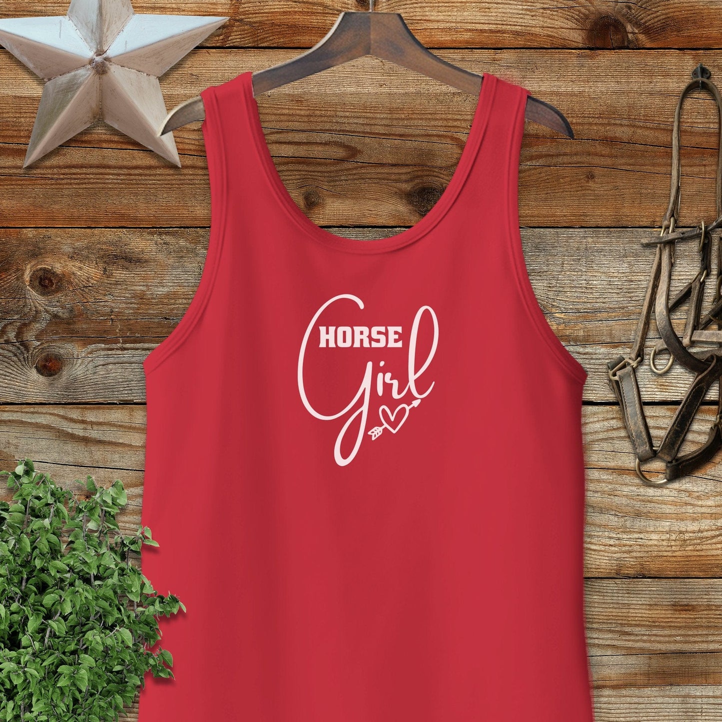 Horse Girl with Arrow Tank Top