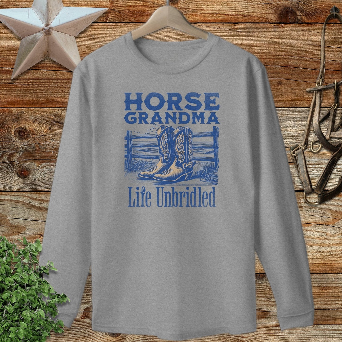 Horse Grandma Long Sleeve Tee