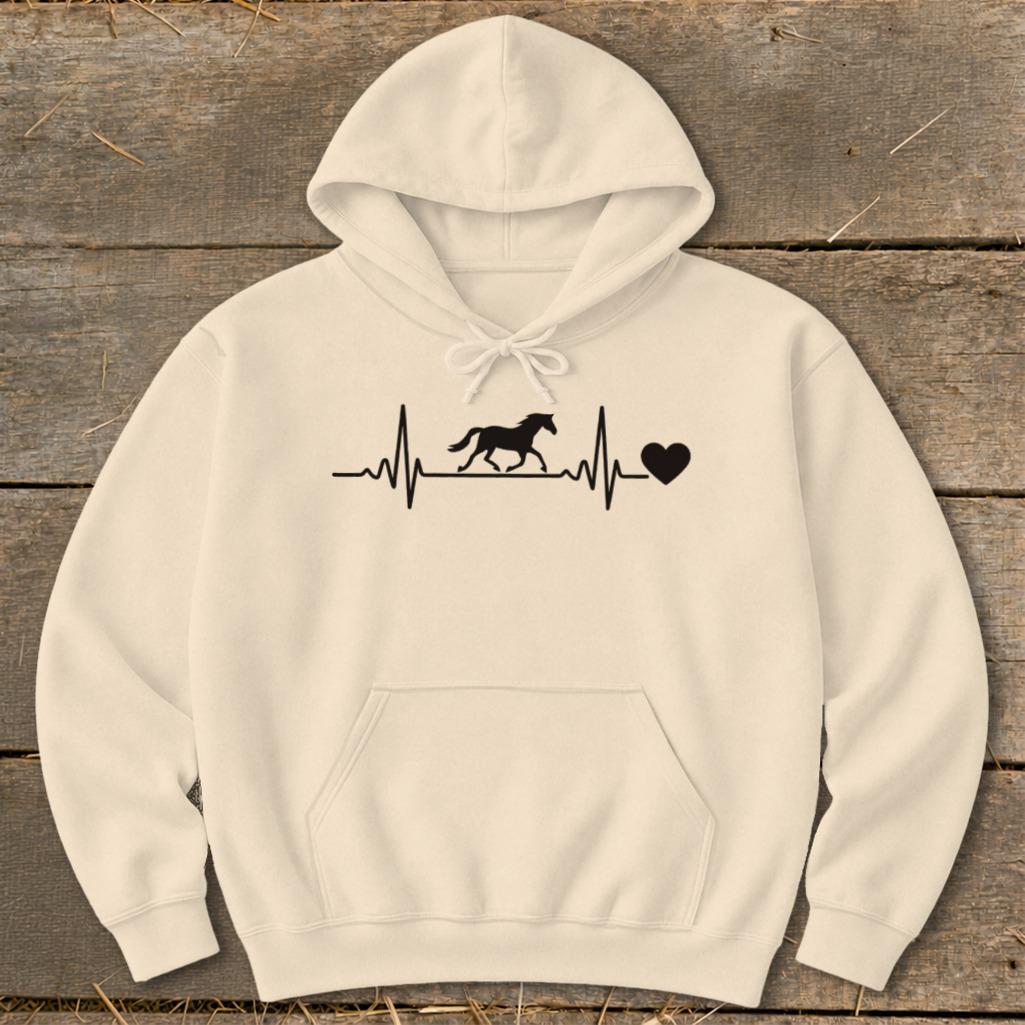 Horse Heartbeat Hoodie