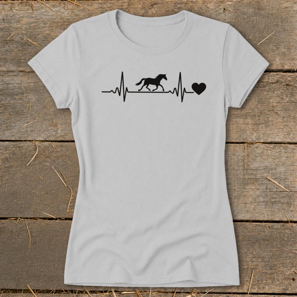 Horse Heartbeat Ladies Tee