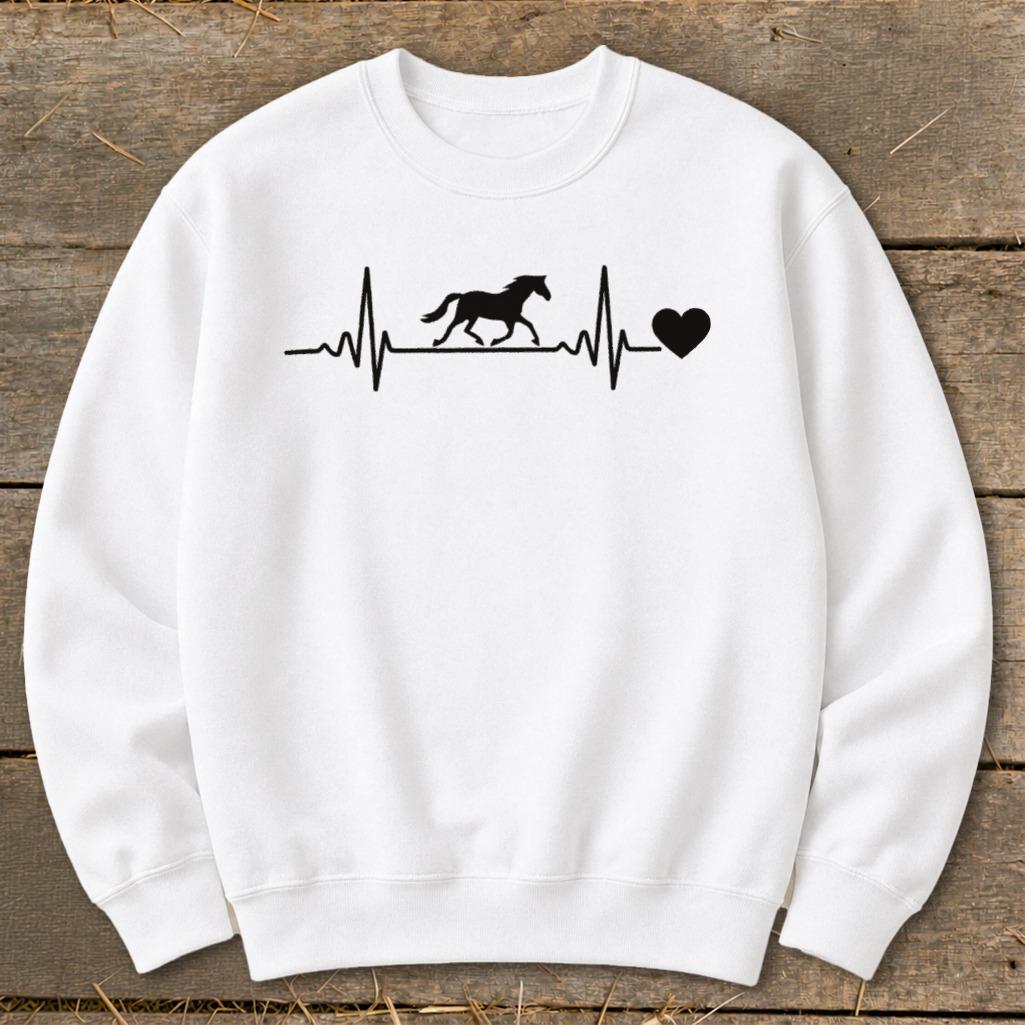 Horse Heartbeat Sweatshirt