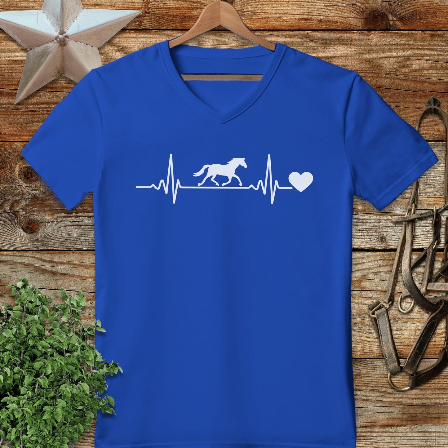 Horse Heartbeat V-neck