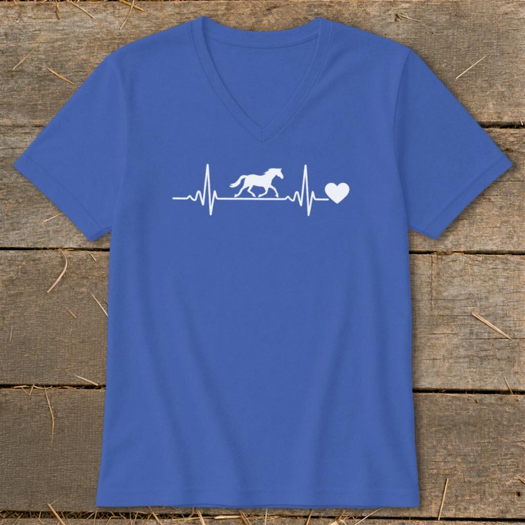 Horse Heartbeat V-neck