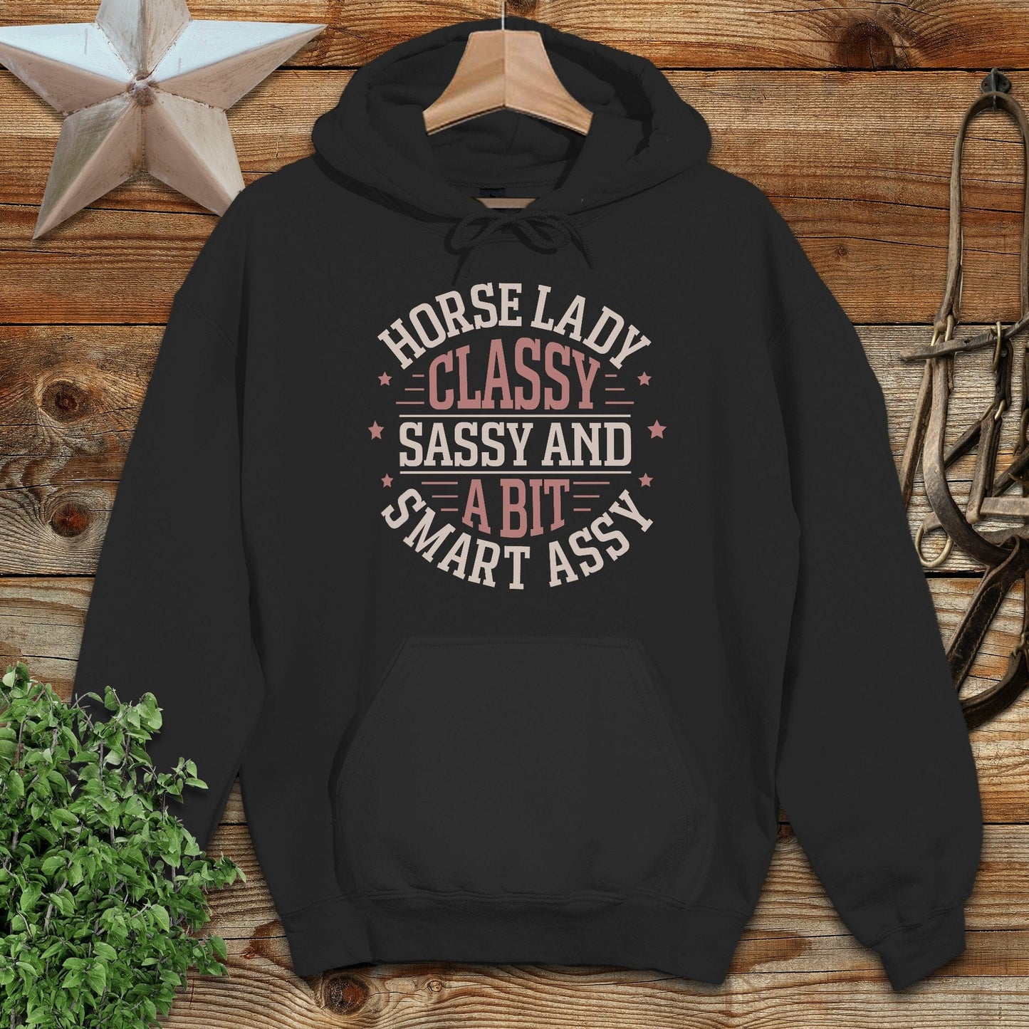 Horse Lady Classy Sassy Hoodie
