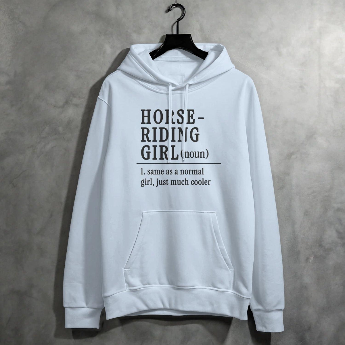 Horse Riding Girl Hoodie