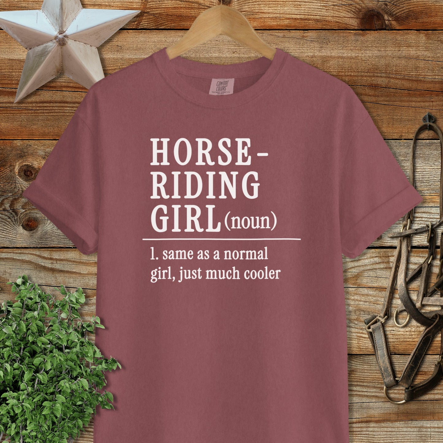 Horse Riding Girl Signature Tee