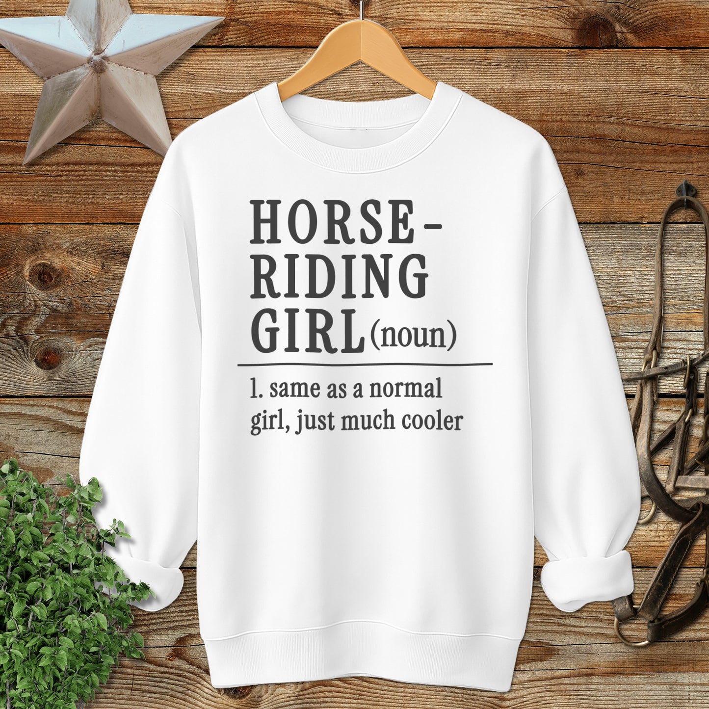 Horse Riding Girl Sweatshirt