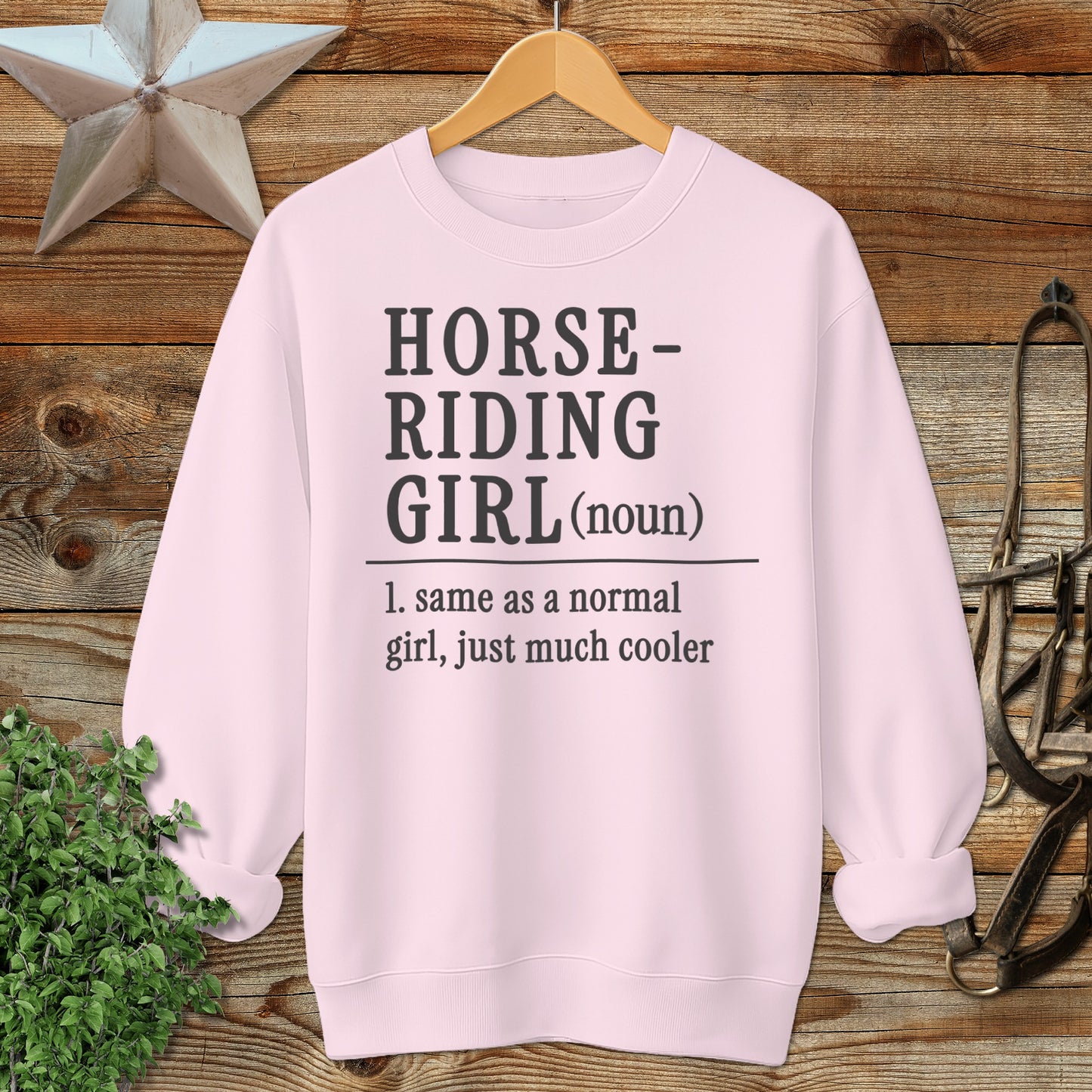 Horse Riding Girl Sweatshirt