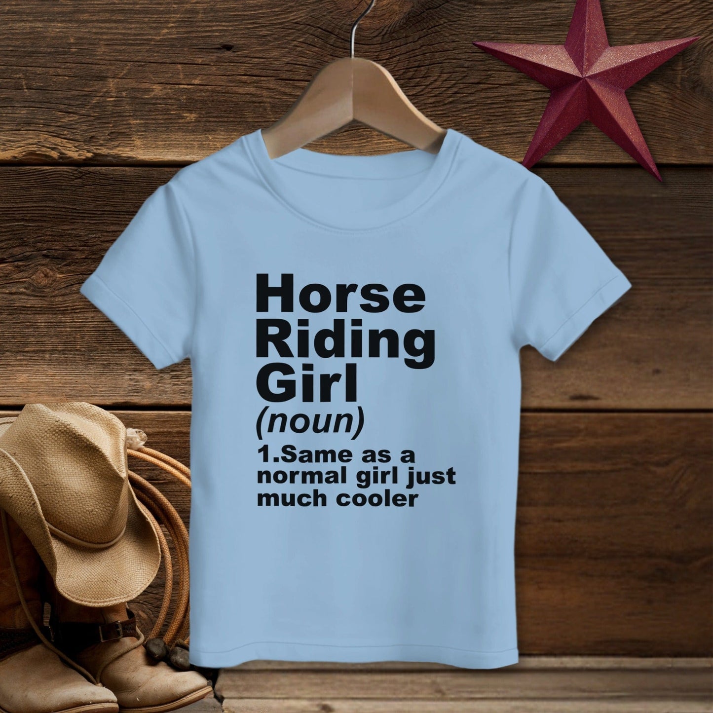 Horse Riding Girl T-shirt (Toddler)