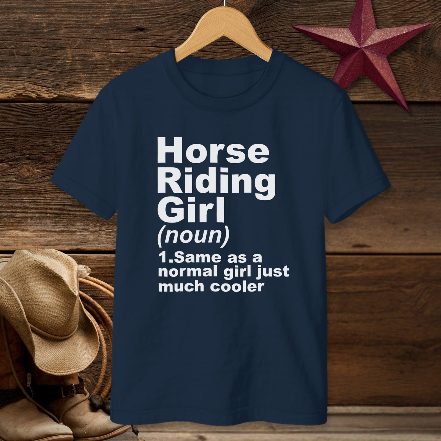 Horse Riding Girl T-shirt (Youth)