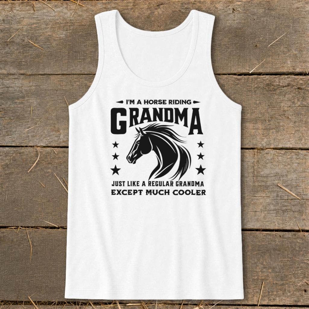 Horse Riding Grandma Tank Top