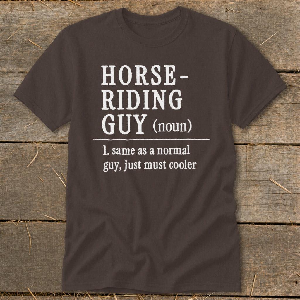 Horse Riding Guy Classic Tee