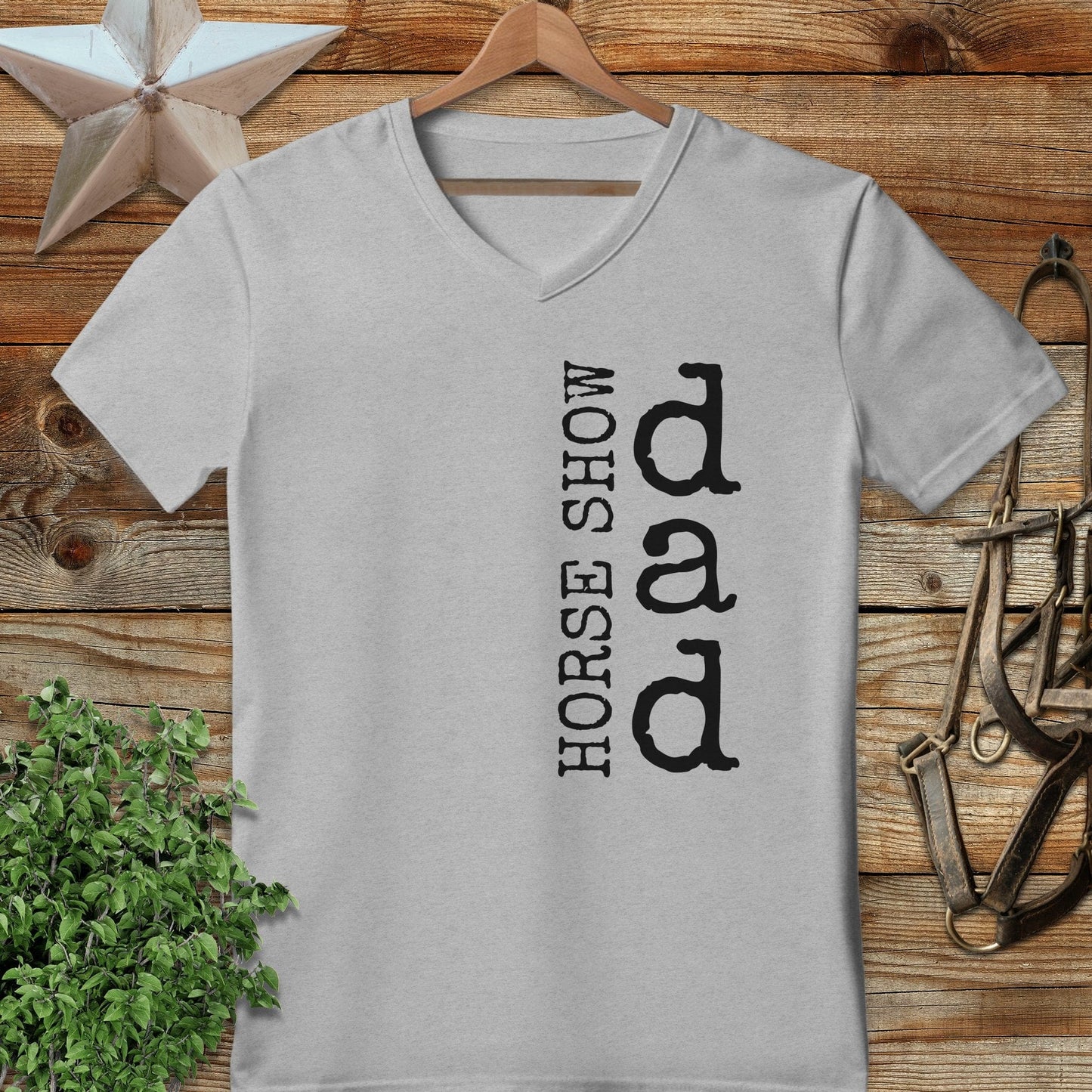 Horse Show Dad V-neck