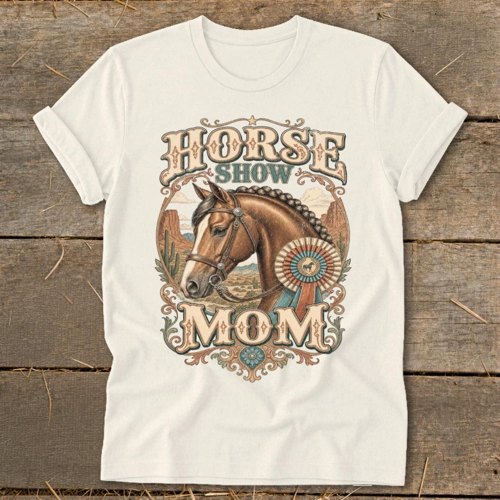 Horse Show Mom Western Softstyle Tee