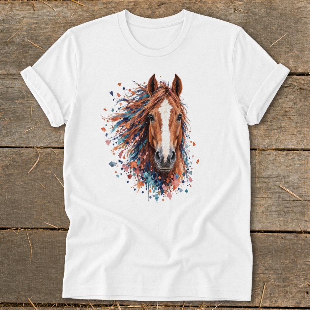 Horse Splatter Softstyle Tee