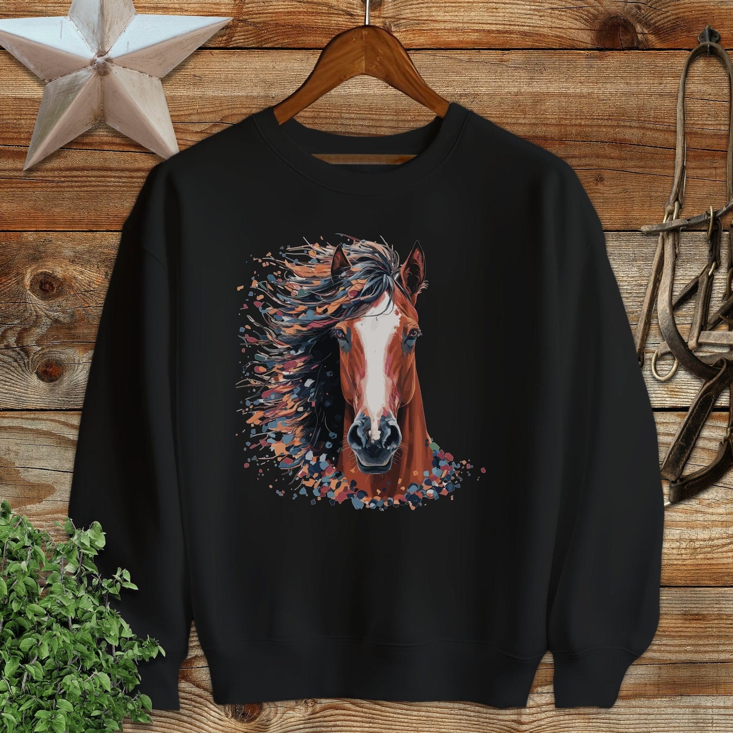 Horse Splatter Sweatshirt