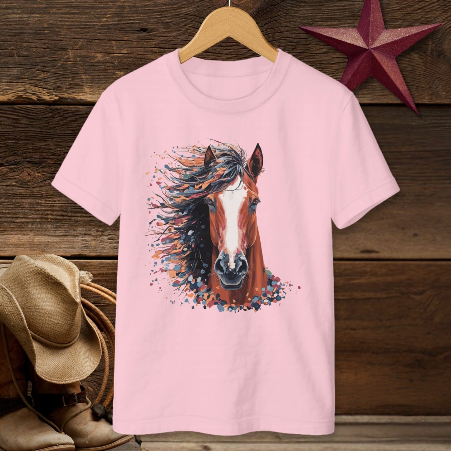 Horse Splatter T-shirt (Youth)