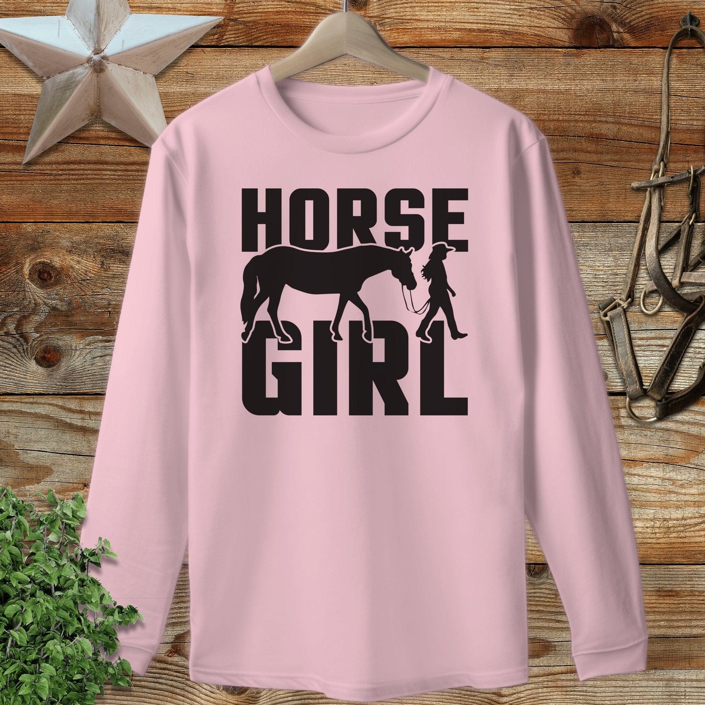 Horse and Girl Long Sleeve Tee