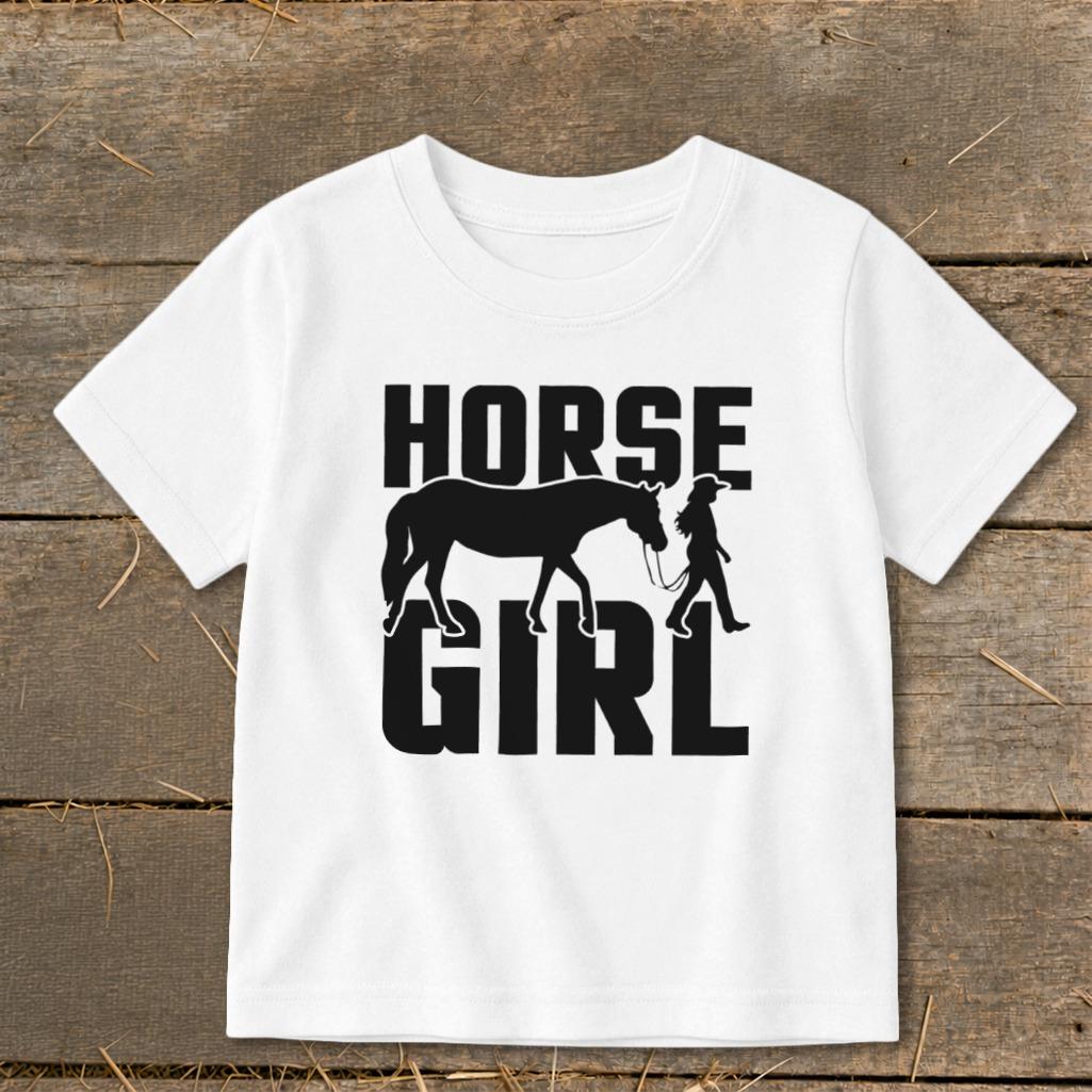 Horse and Girl Toddler Tee