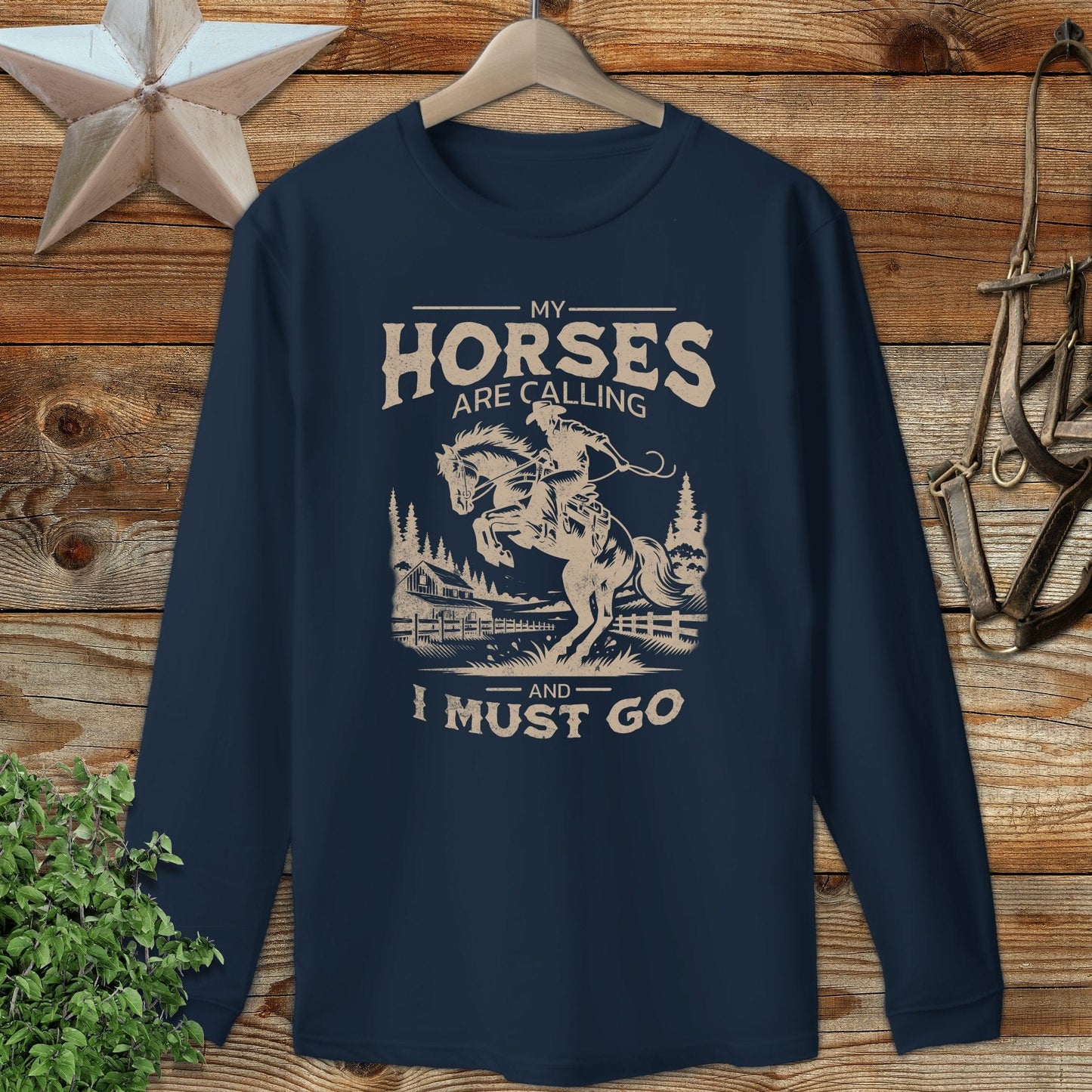 Horses Are Calling Long Sleeve Tee