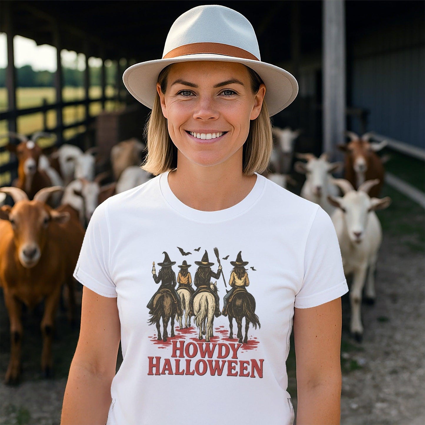 Howdy Halloween Cowgirl T-shirt