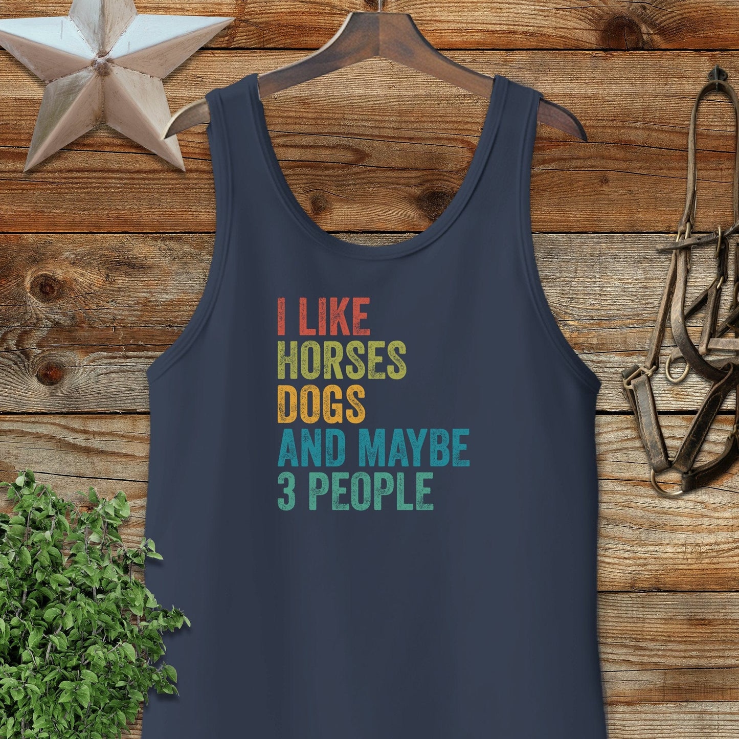 I Like Horses Tank Top