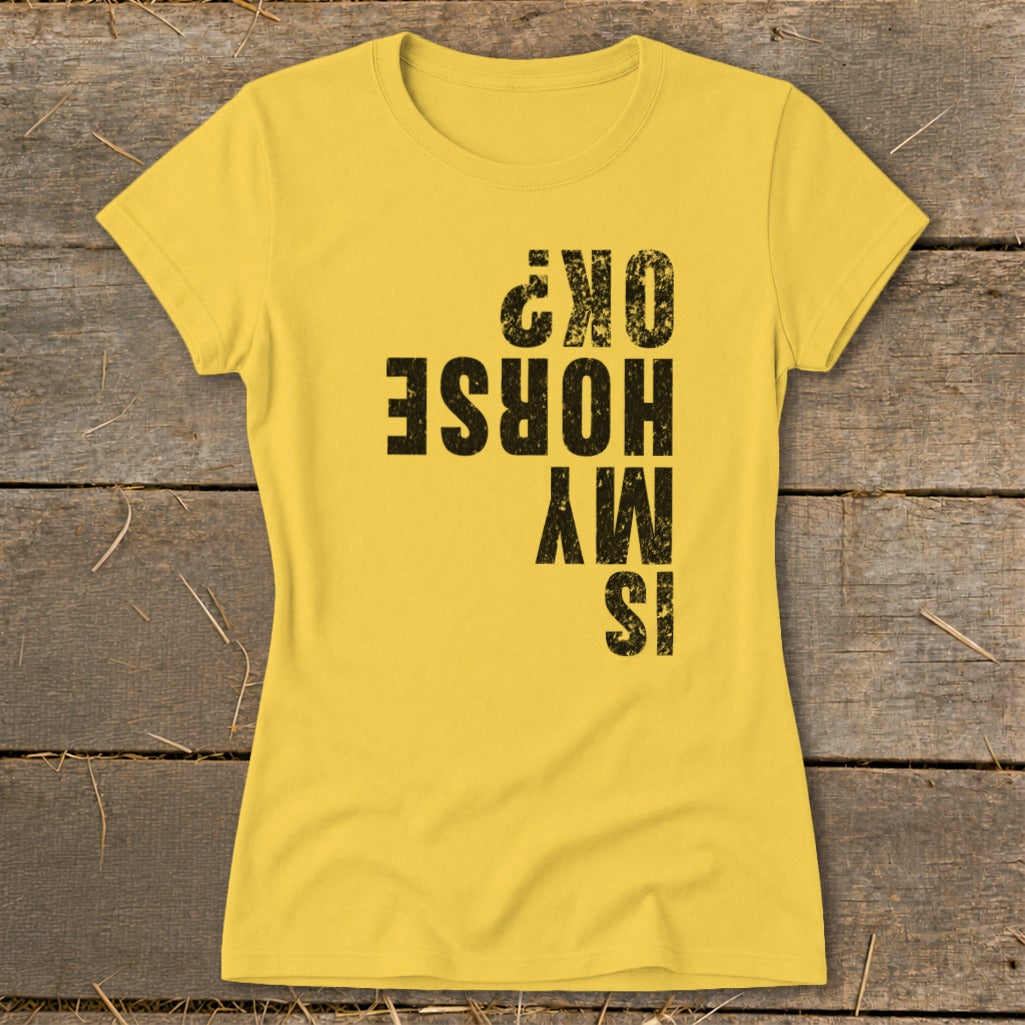 Is My Horse OK Ladies Tee
