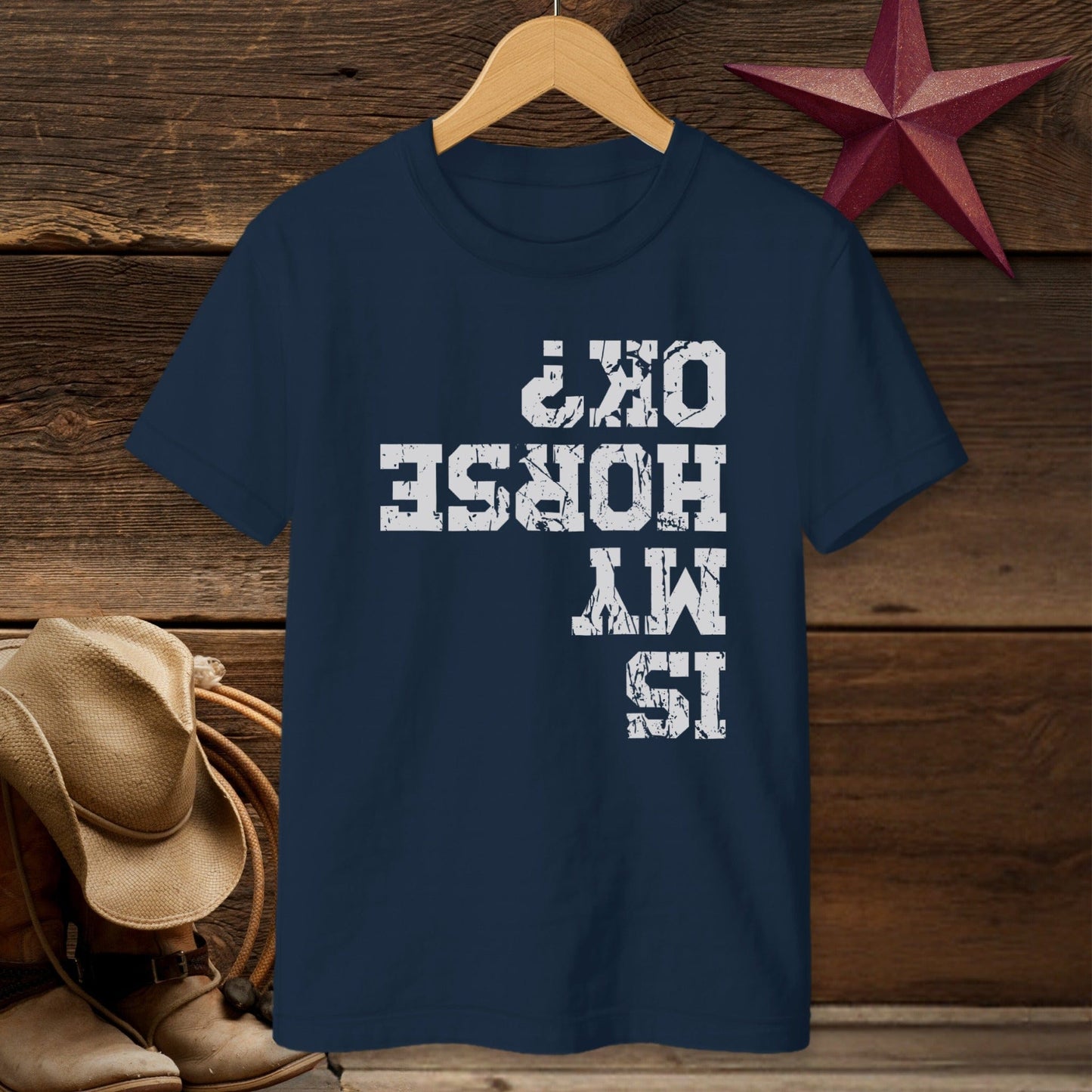 Is My Horse OK T-shirt (Youth)