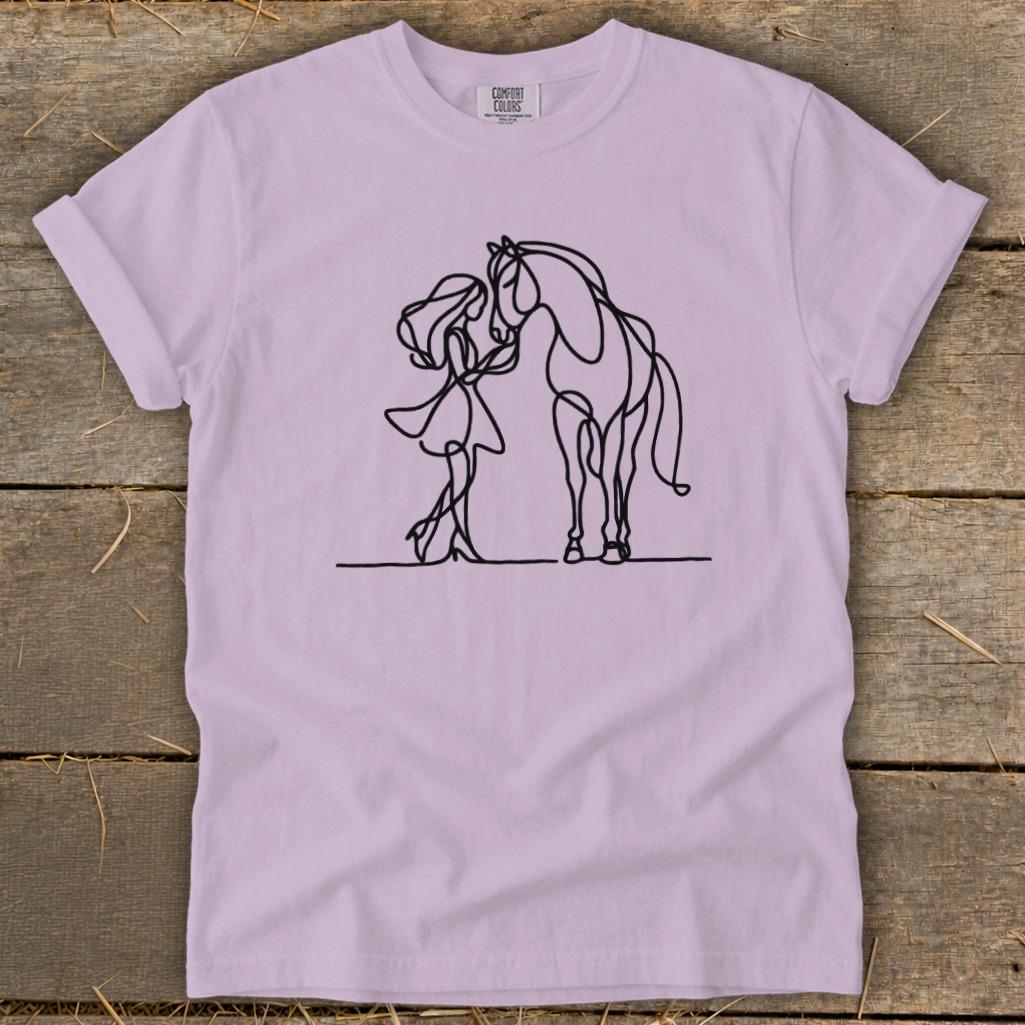 Lady and Horse Signature Tee