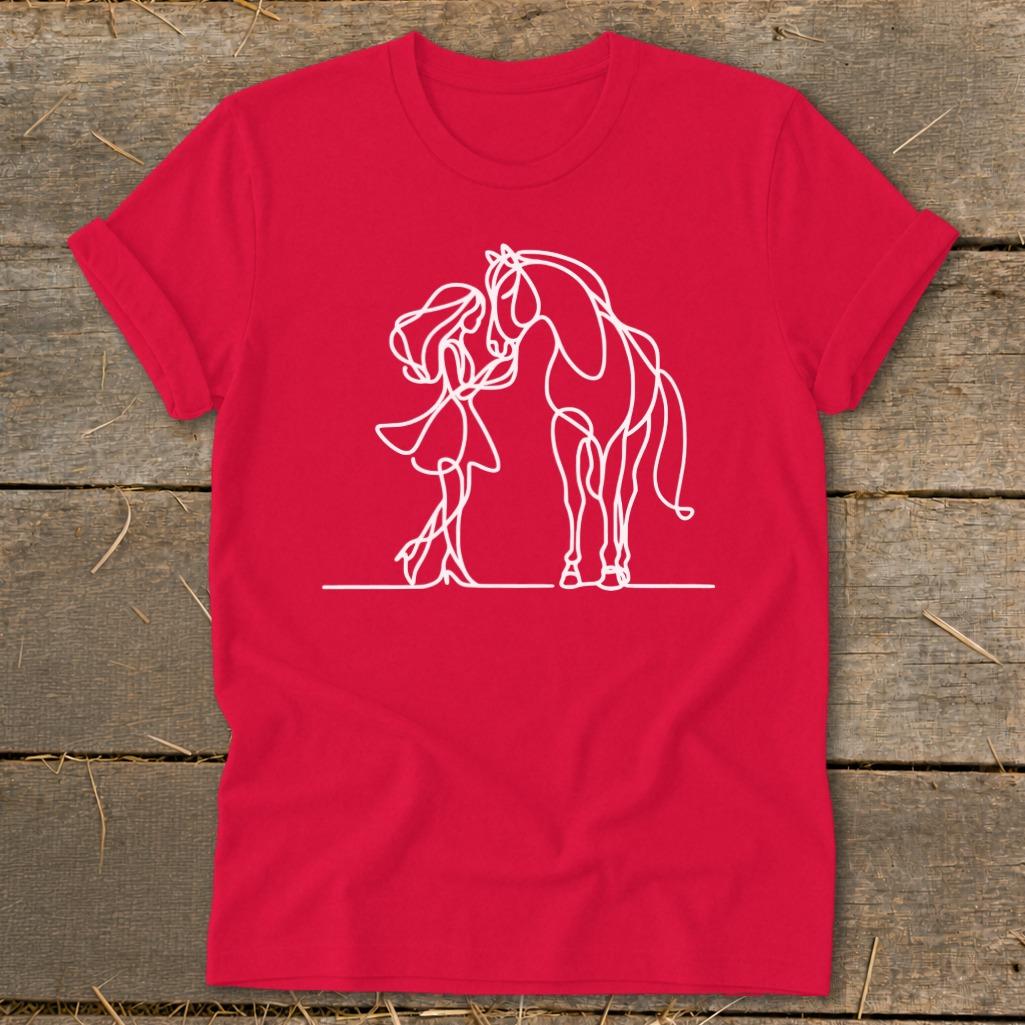 Lady and Horse Softstyle Tee